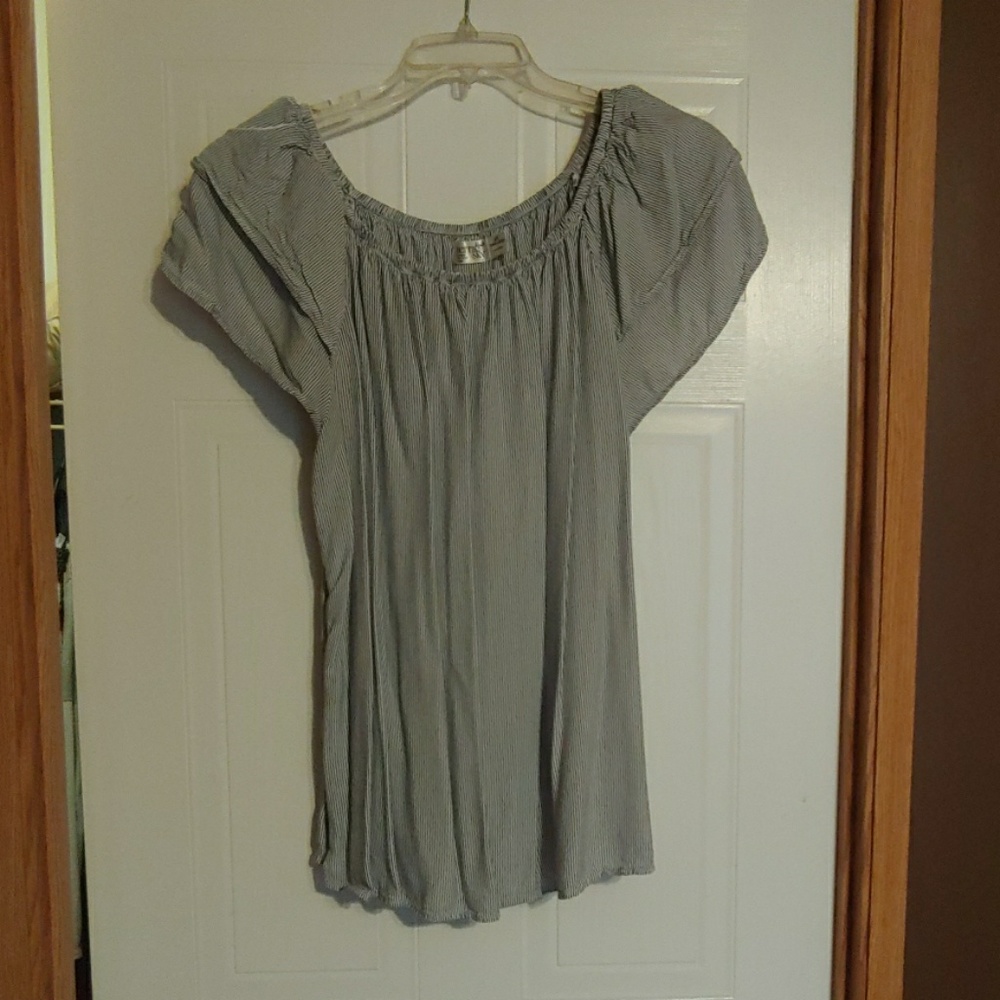 Pinstriped top